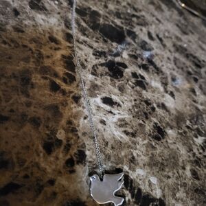 Avon Silver Dove Necklace
